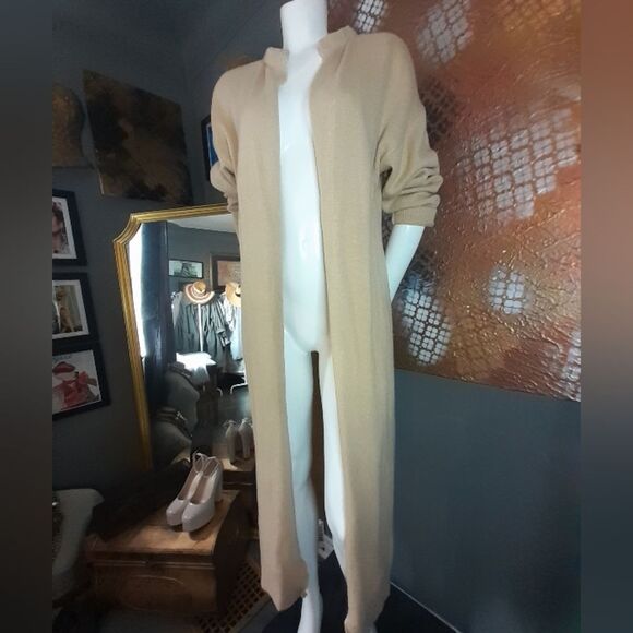 Zara Wool Blend Extra Long Cardigan - Picture 6 of 13